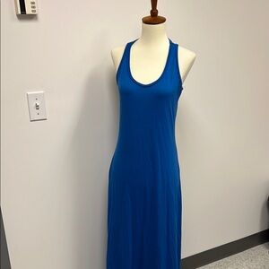 Elegant Blue Sleeveless Dress